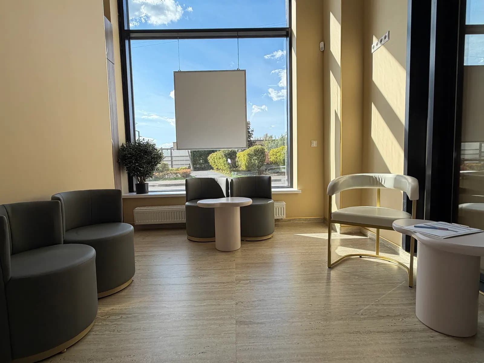 Waiting area at MediLavia clinic